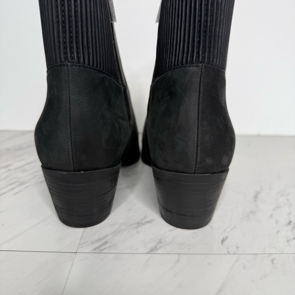 Vionic Shantelle Black Nubuck Bootie 7 - Picture 4 of 15